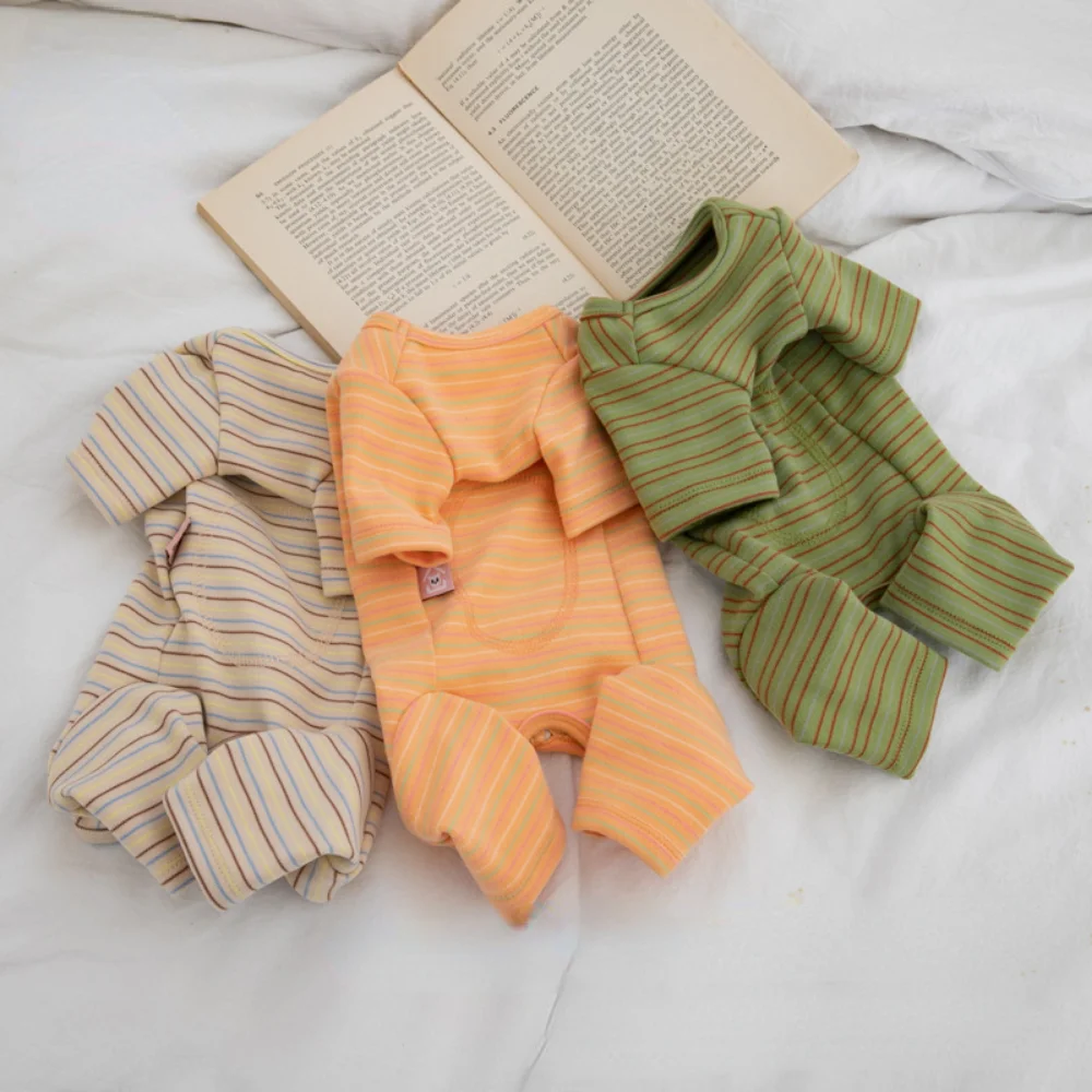 Jersey a rayas para perros y gatos – Ropa cálida de cuatro patas - imagen 2