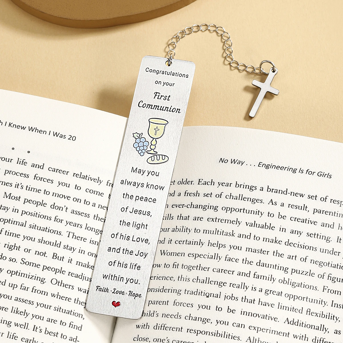 Marcador de libro huellas perro y gato – Regalo Primera Comunión - imagen 3