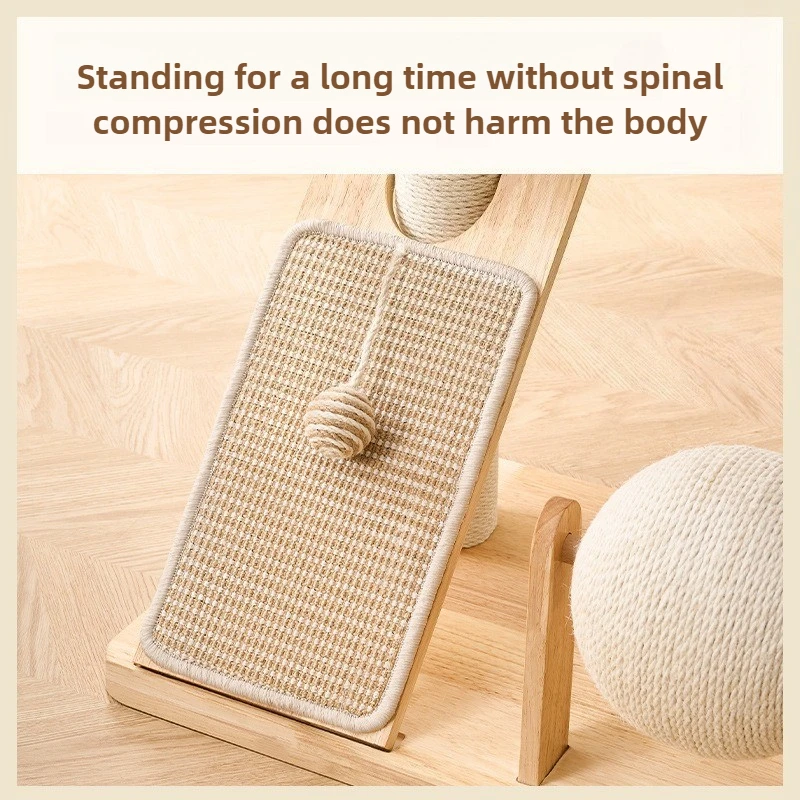 Árbol para gatos de madera maciza, torre creativa para gatos, rascador para gatitos, muebles de juguete, cama para gatos, accesorios para árboles, suministros de entrenamiento para gatos - imagen 4