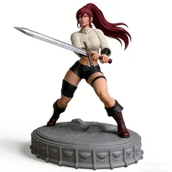 Miniatura samurái 75mm para pintar – kit resina 3D juegos de mesa