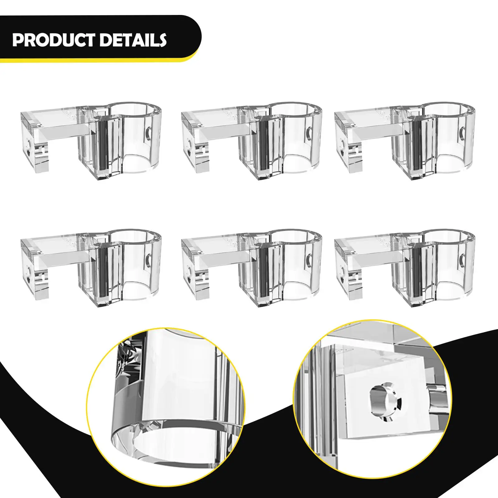 6x Aquarium Plant Holder, Decorations,Transparent,Aquarium Decor,Lightweight,Sturdy,Aquatic Plants Cup for Tank 6x Aquarium Plant Holder, Decorations,Transparent,Aquarium Decor,Lightweight,Sturdy,Aquatic Plants Cup for Tank