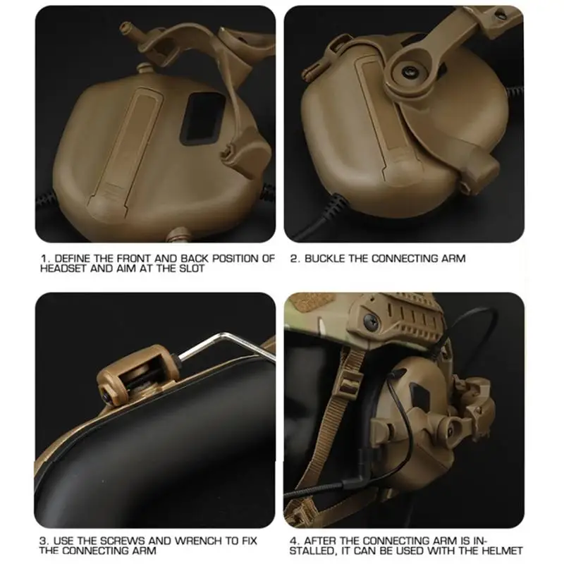 Adaptador de auriculares de riel de arco, adaptador de auriculares, soporte de montaje giratorio, adaptador de arco multiángulo para auriculares - imagen 3