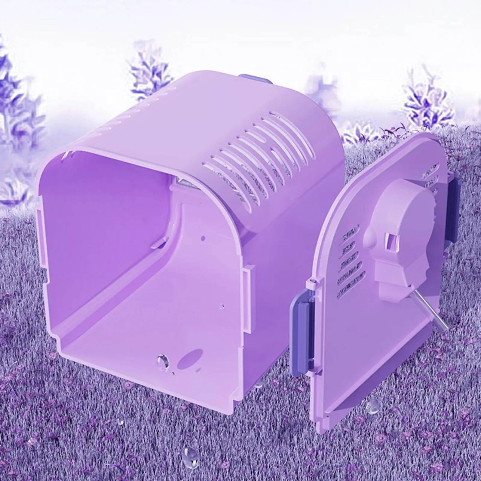 Jaula transportadora portátil para hámster, jaula transparente para salida de mascotas, funda de transporte para hámster para animales pequeños, conejillo de indias, Chinchilla, viaje - imagen 4