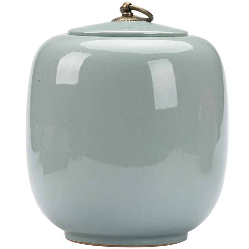 Urna de cerámica para cremación colosal de mascotas de gran tamaño, contenedor de cenizas de perro, almacenamiento de cubos, material de porcelana, contenedores funerarios - imagen 5