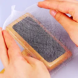 Bolsa malla portátil recoge pelo para perros – Con peine y cepillo