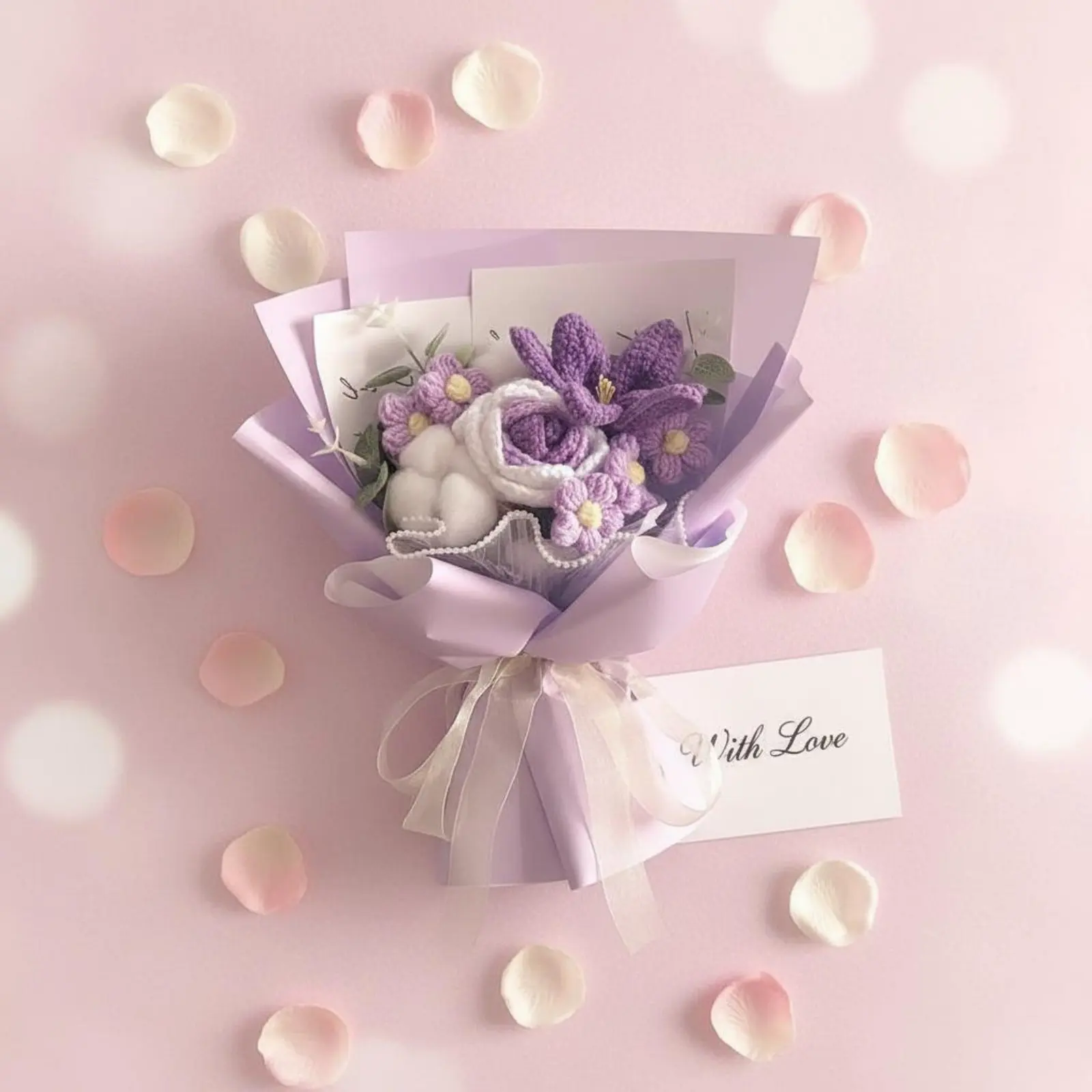 Arreglo floral de hilo duradero sin mantenimiento para gatos y perros - imagen 2