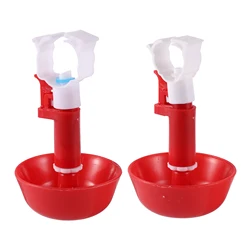 Bebedero automático 5 uds rojo para gallinas