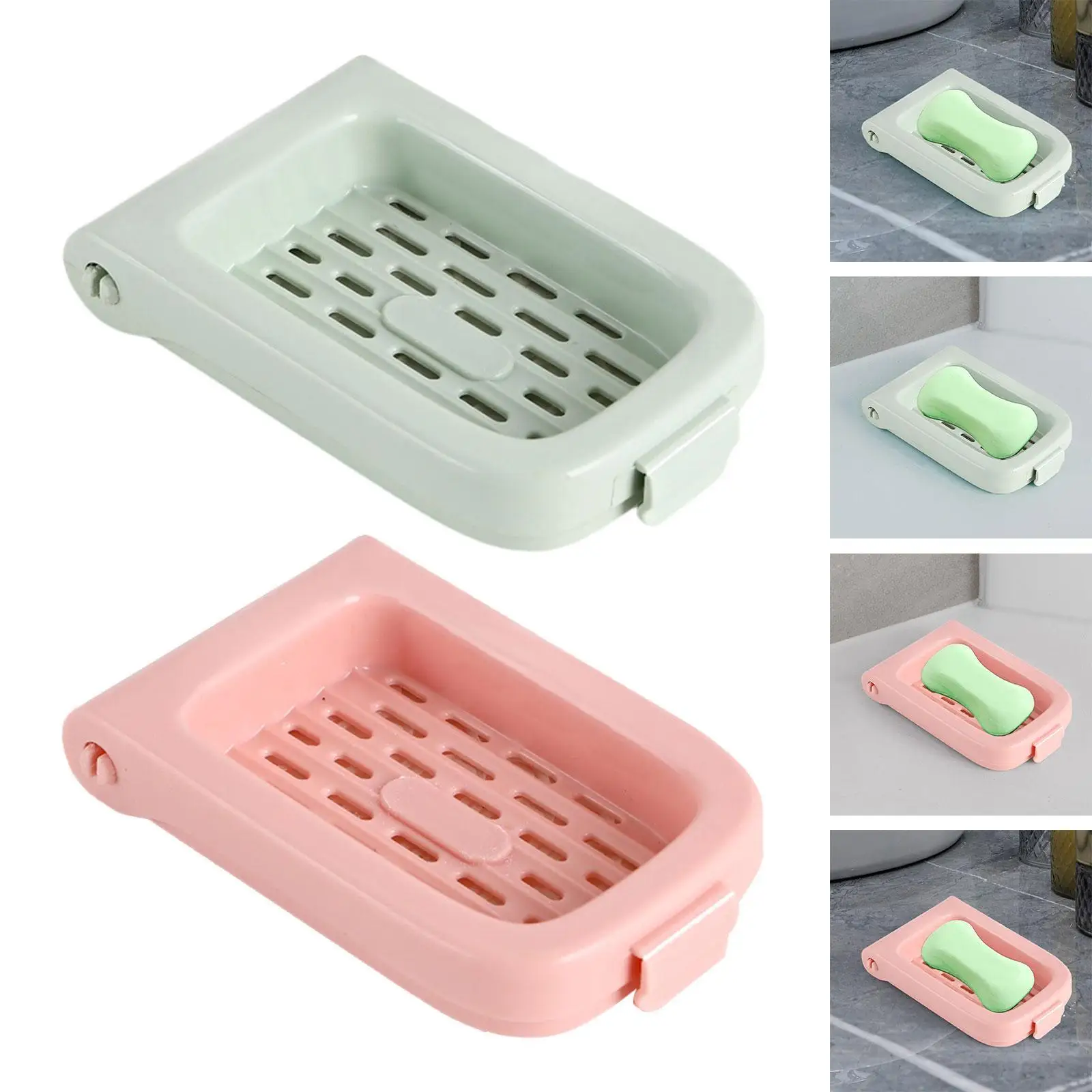 Multifunctional Soap Box, Soap Storage Container,Portable Soap Rack, Bar Soap Holder for Travel Kitchen Shower Bathroom Home