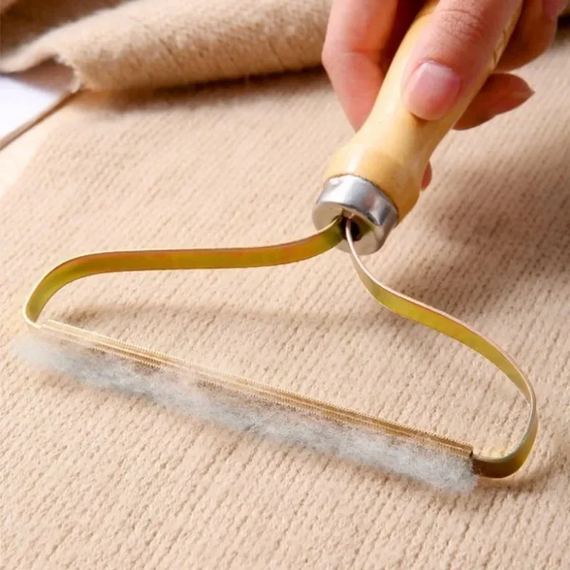 Cepillo para perros, removedor de pelo para mascotas, mango de madera, cepillo para perros, cepillo de doble cara para perros, raspador de pelo, eliminación de bolas de lana, accesorios para mascotas - imagen 3