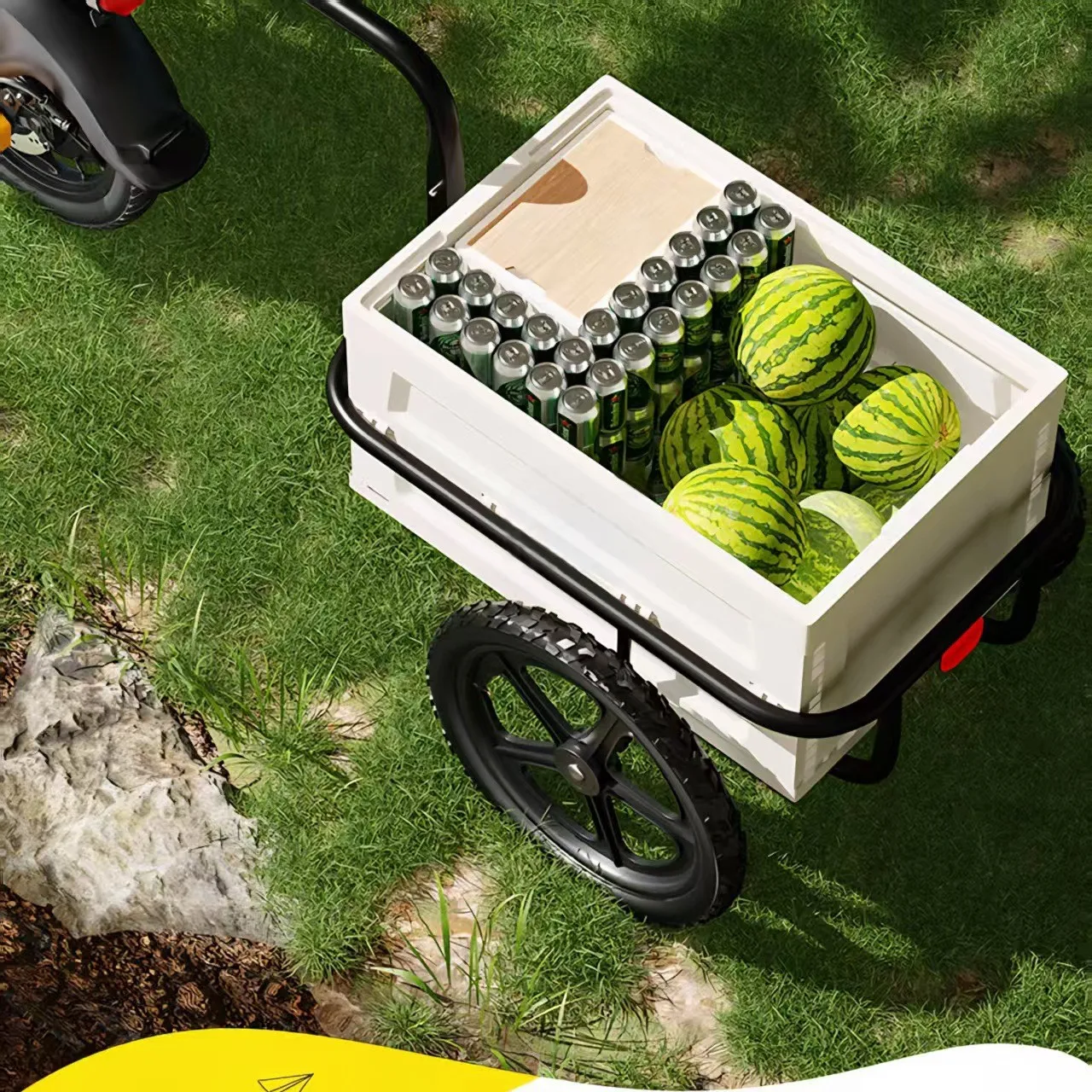 Transportín plegable para gato y perro con rueda todoterreno 16'' - imagen 3