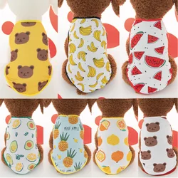 Chaleco para perros estampado dibujos animados primavera verano