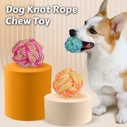 Juguete cuerda algodón para perros – limpia dientes y juega