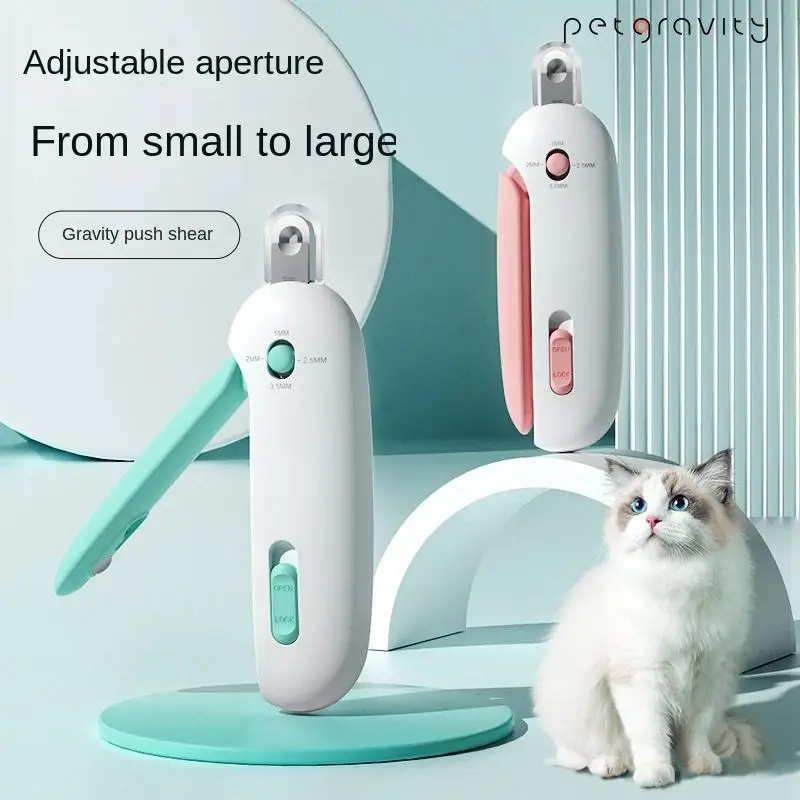 Cortauñas ajustable para perros y gatos - aseo profesional de mascotas