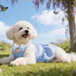Lazo floral para collar de perro y gato – Accesorio peluquería