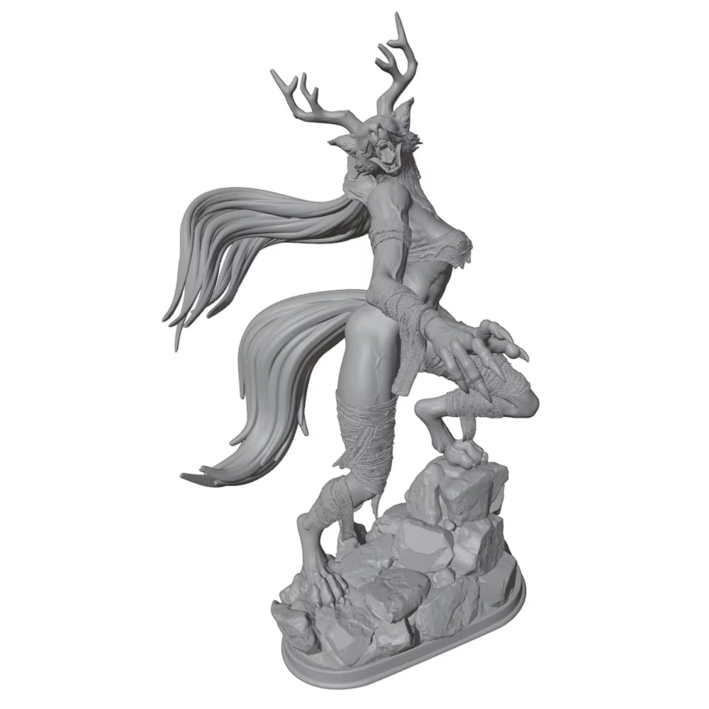 Figura de resina anime sexy escala 1/24 sin ensamblar ni pintar - imagen 4