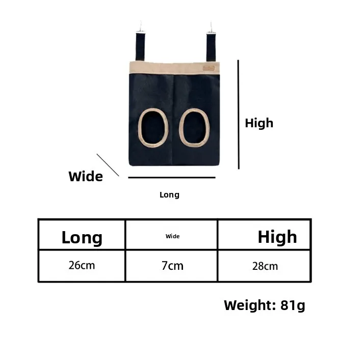 Bolsa colgante de heno para jaula de conejo