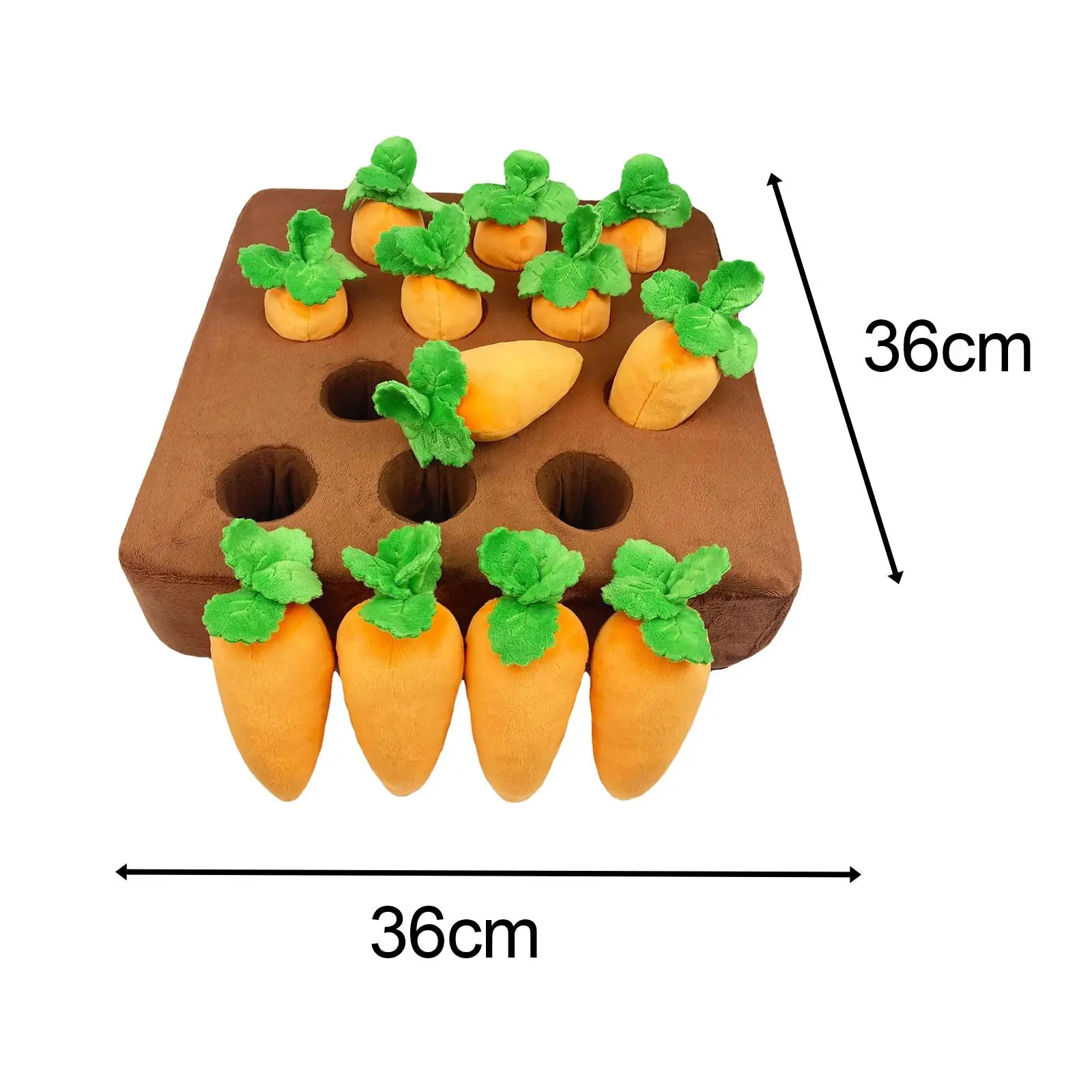 Dog Enrichment Toys, Dog Puzzle Toys, Sniff Mat for Small Dogs, Dog Toys Puppy Chew Toys for Teething , Multi, 36cmx36cm