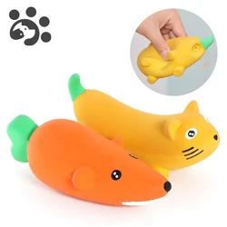 Juguete masticable para perros en forma de fruta - latex suave