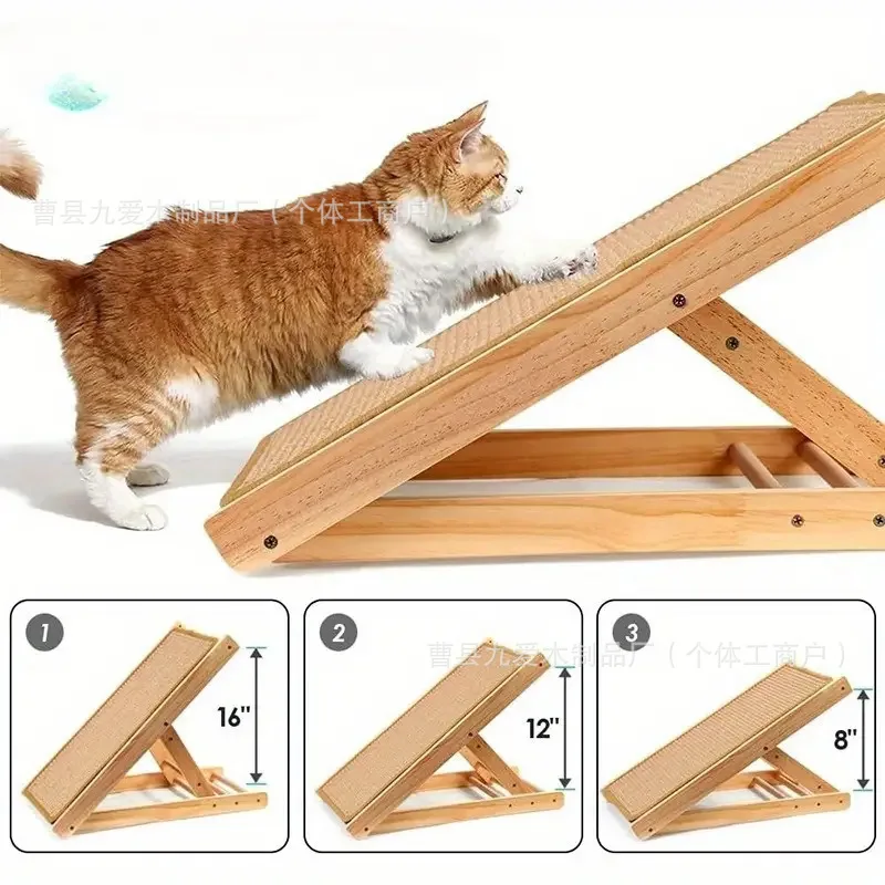Rascador vertical de sisal para gatos - poste duradero protege sofá - imagen 3