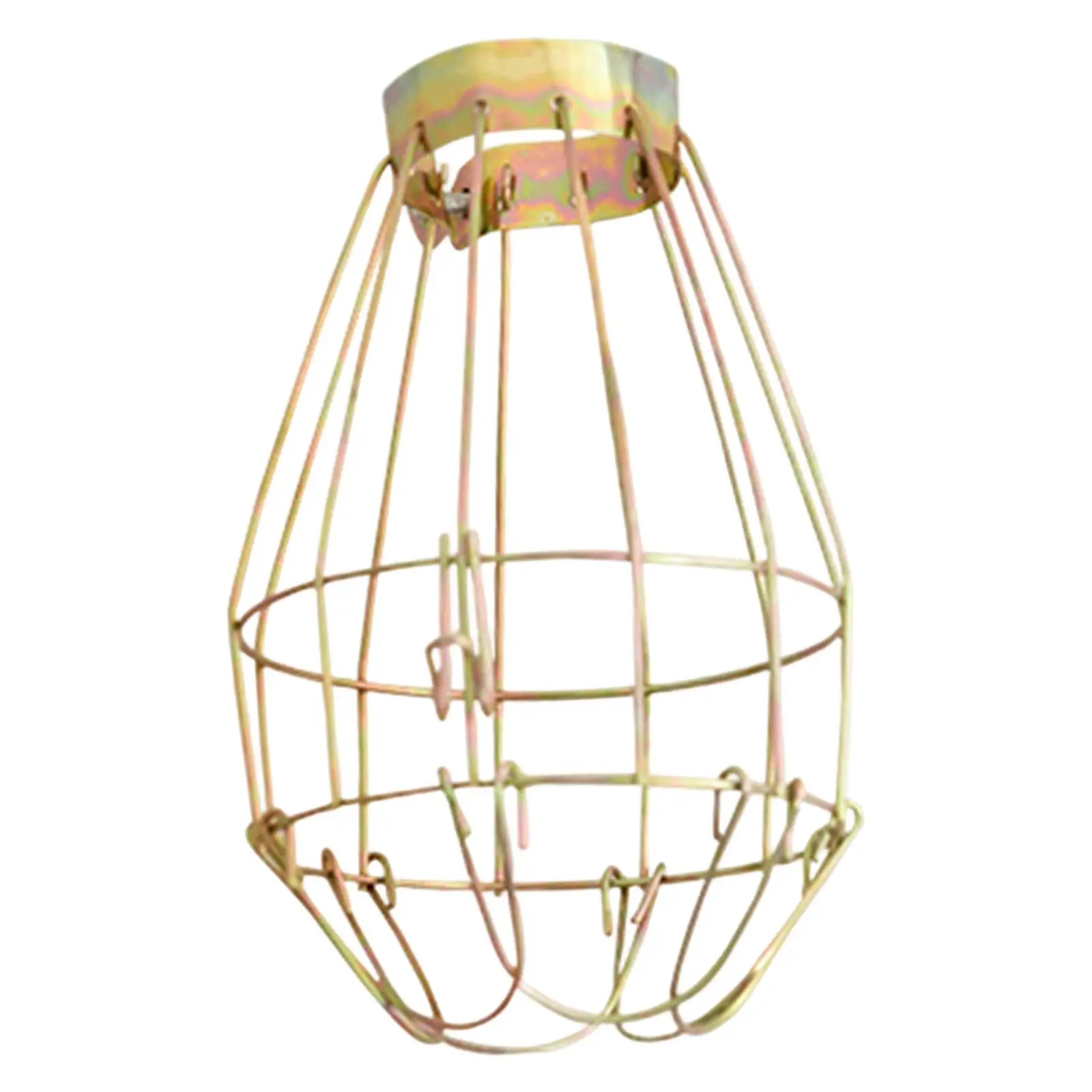 Reptile Heat Lamp Guard,Cage Iron Gold,Anti Scald Mesh Cover,Heating Lamp Holder Reptile Heat Lamp Guard,Cage Iron Gold,Anti Scald Mesh Cover,Heating Lamp Holder