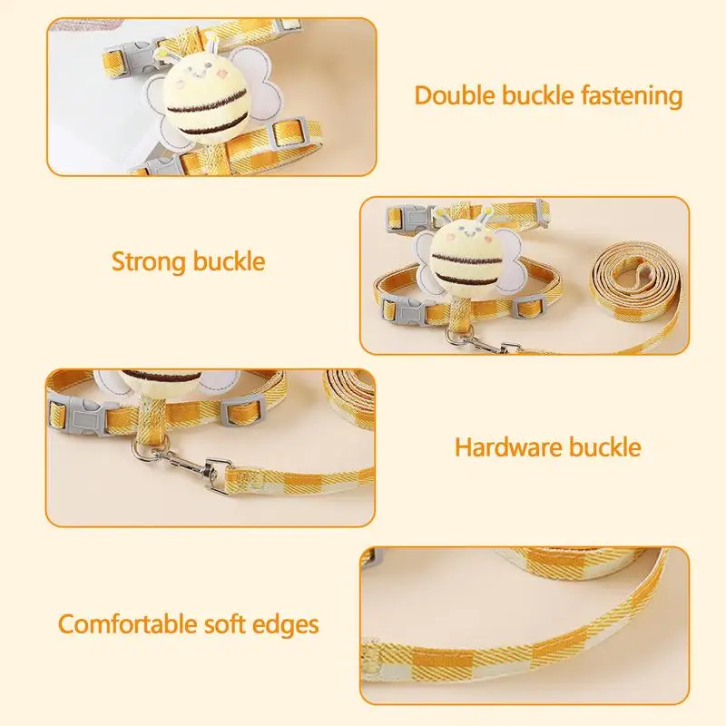Juego de arnés con correa para perro, herramienta para caminar con hebillas ajustables, ideal para viajar, hacer Picnic, salir y acampar - imagen 2