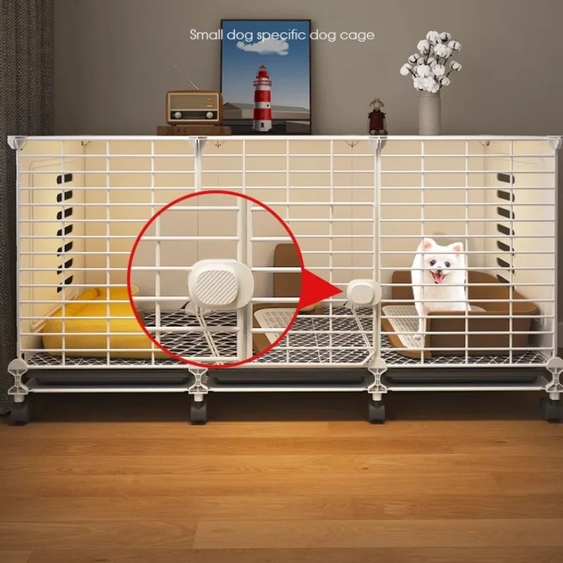 Jaulas para perros y gatos pequeños, carcasa para el hogar, perrera interior, inodoro, valla para perros, casa, Furinture, productos para mascotas, suministros, jaulas, accesorios - imagen 4