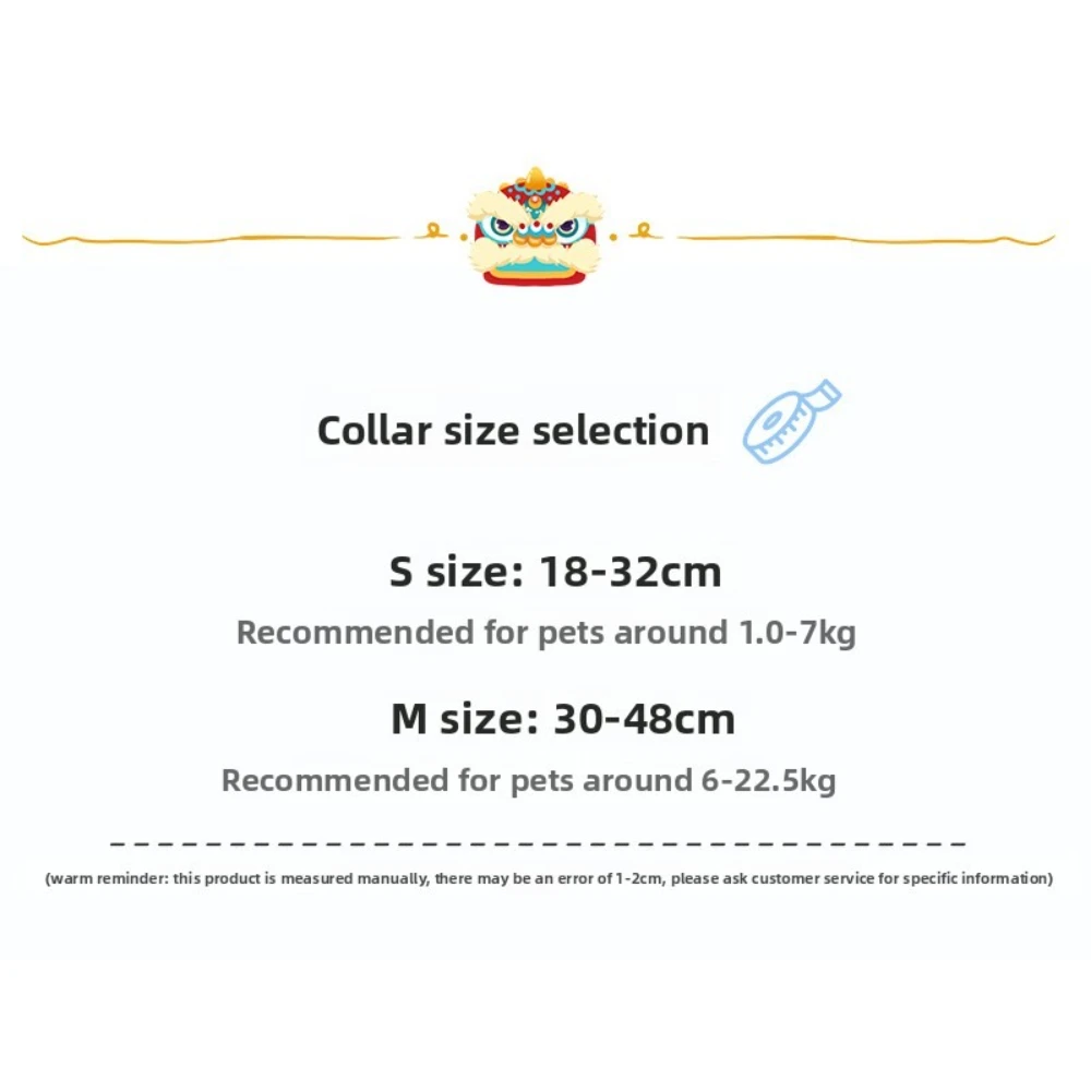 Collar de Año Nuevo para gatos y perros - Lazo rojo de la suerte - imagen 5