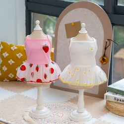 Lindo vestido para perros pequeños, gato, cachorro fino, falda de princesa, ropa para perros, Chihuahua, Yorkshire, suministros para mascotas