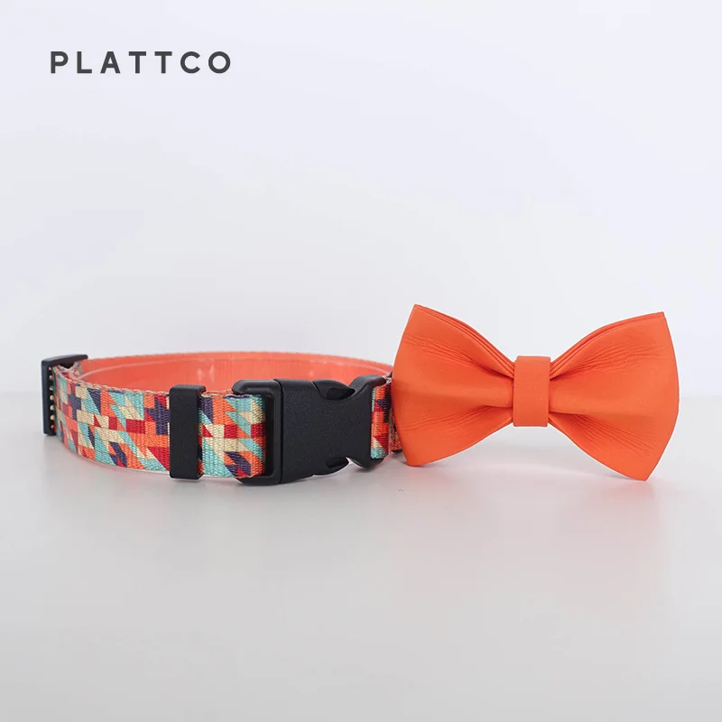 PLATTCO conjunto de correa de cuello de perro único nueva cinta impresa DESERT DUNES con hebilla de alta calidad 5 tamaños PDC310 - imagen 3