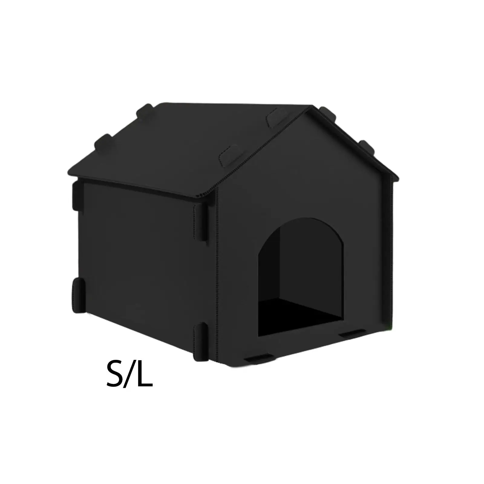 Chicken Nesting House Versatile Use Single Sturdy Egg Laying Nest Box Chicken House for Hens Farming Black