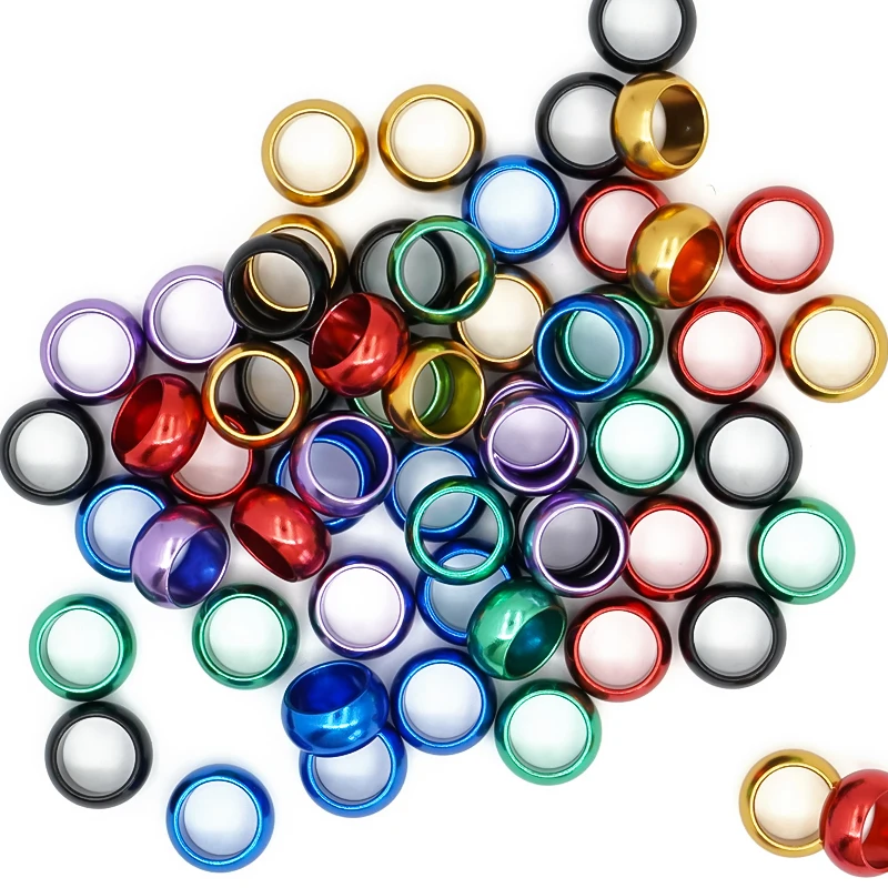 Anillos de aluminio para pájaros, bandas para piernas de palomas, entrenamiento volador al aire libre, identificación de pies, 6 colores, 8mm, 10mm, 10 piezas - imagen 5