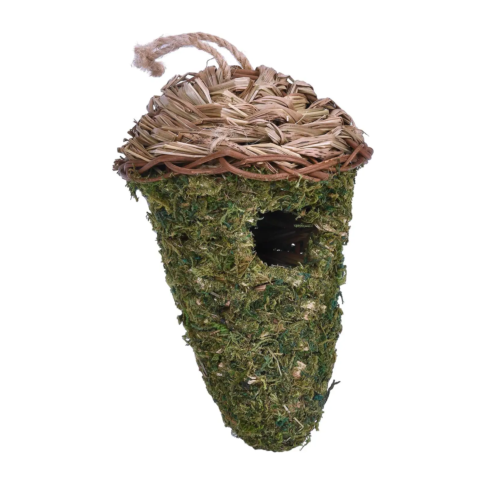 Bird House Hummingbird Nest Outside Hanging Cozy Resting Place Hand Woven Woven Birdhouse for Garden Yard Outdoor Patio Decor