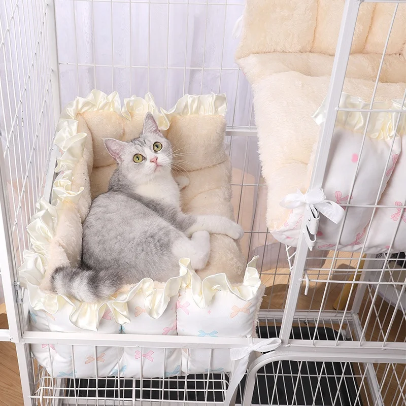Cama lavable y cálida para gatos y perros - estilo coreano moderno - imagen 5