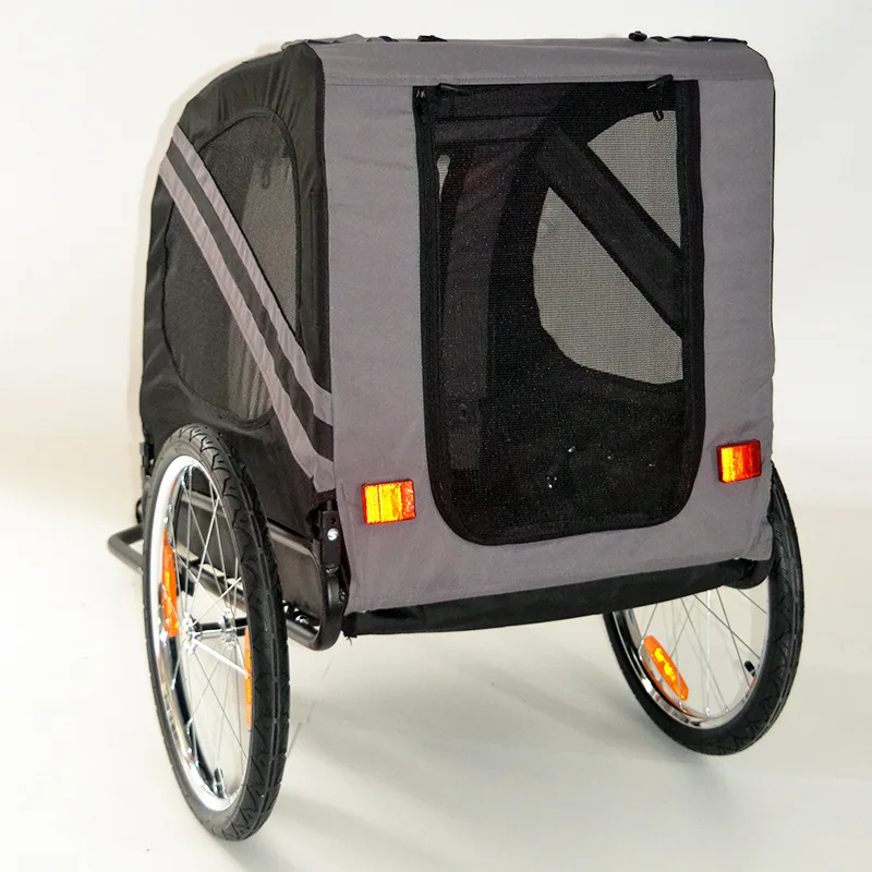 PTS/A22 Pet perro mediano y grande al aire libre empuje/arrastre función dos en uno cochecitos portátiles para mascotas suministros para perros - imagen 2