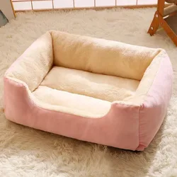 Cama suave para gatos – Cojín felpa acogedor