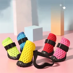 Botas de malla transpirables para perros y gatos – Antideslizantes verano