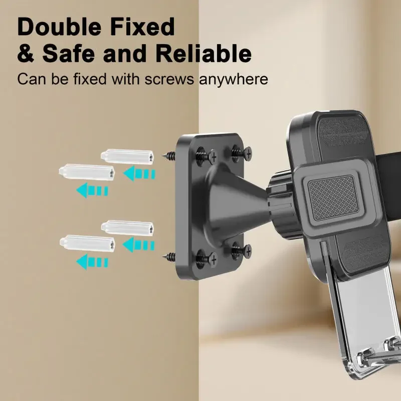 Orificios de perforación Soporte multifuncional de pared para cocina, montado en la pared, fabricado en cemento y madera, para teléfonos móviles - imagen 3