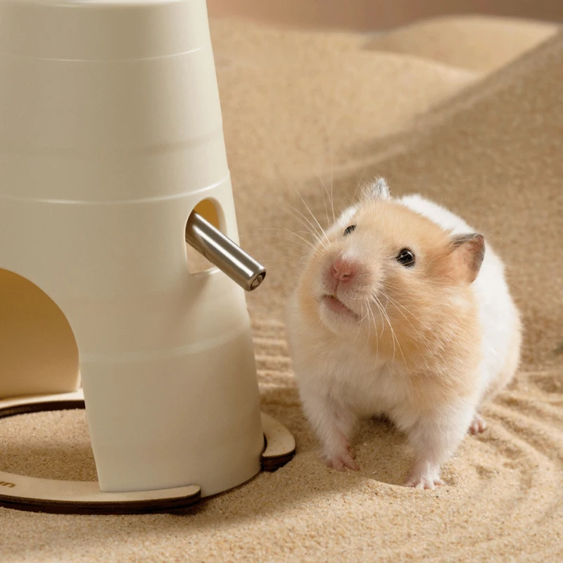 Dispensador automático de agua para hámster, botella a prueba de fugas, diseño de doble bola, hervidor de alimentación, suministros para mascotas, animales pequeños, 150ml - imagen 3