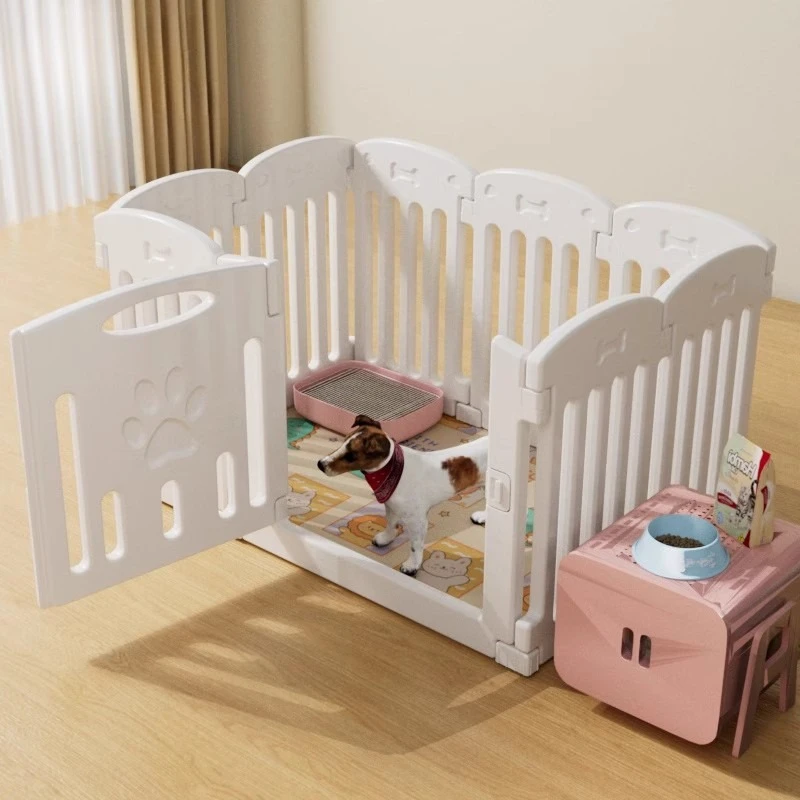 Valla interior para mascotas, accesorios para perros y cachorros, parque infantil para gatitos, gatos, perros, valla de seguridad rodeada para perros, cama para animales pequeños, suministros para mascotas