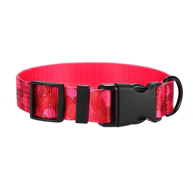 PLATTCO collar de perro JELLY de fresa personalizado, collares de nailon con estampado para perros y cachorros para mascotas pequeñas, medianas y grandes, 5 tamaños PDC322 - imagen 5
