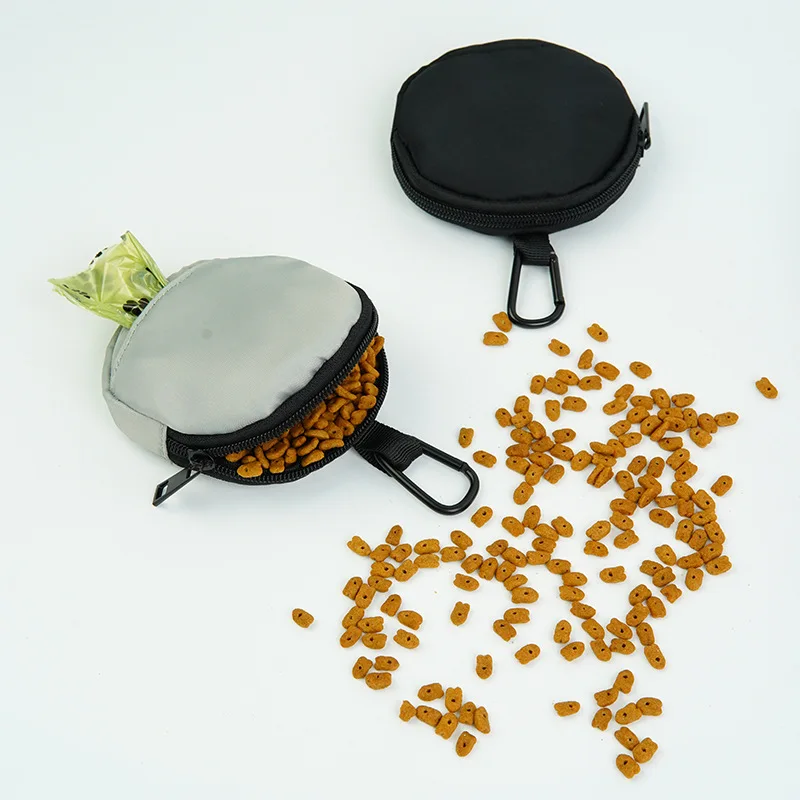 Bolsa portátil para entrenamiento de perros, riñonera de recompensa para mascotas al aire libre, bolsa multifuncional para aperitivos para cachorros con dispensador de bolsas de basura, acceso para perros - imagen 3