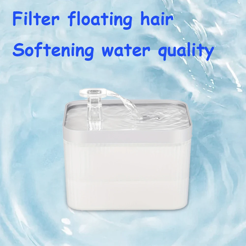 Dispensador de agua para gatos, USB, flujo de circulación automático, dispensador de agua para mascotas, dispensador de agua para perros, cuenco de alimentación para gatos, lavabo de agua - imagen 5