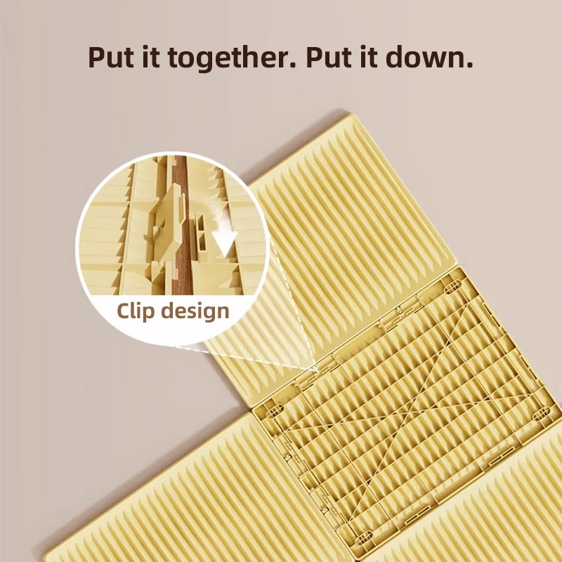 HOOPET-esteras de arena para gatos, caja de arena antisalpicaduras, esteras de Control de arena lavables y empalmadas de gran tamaño, suministros para mascotas - imagen 3