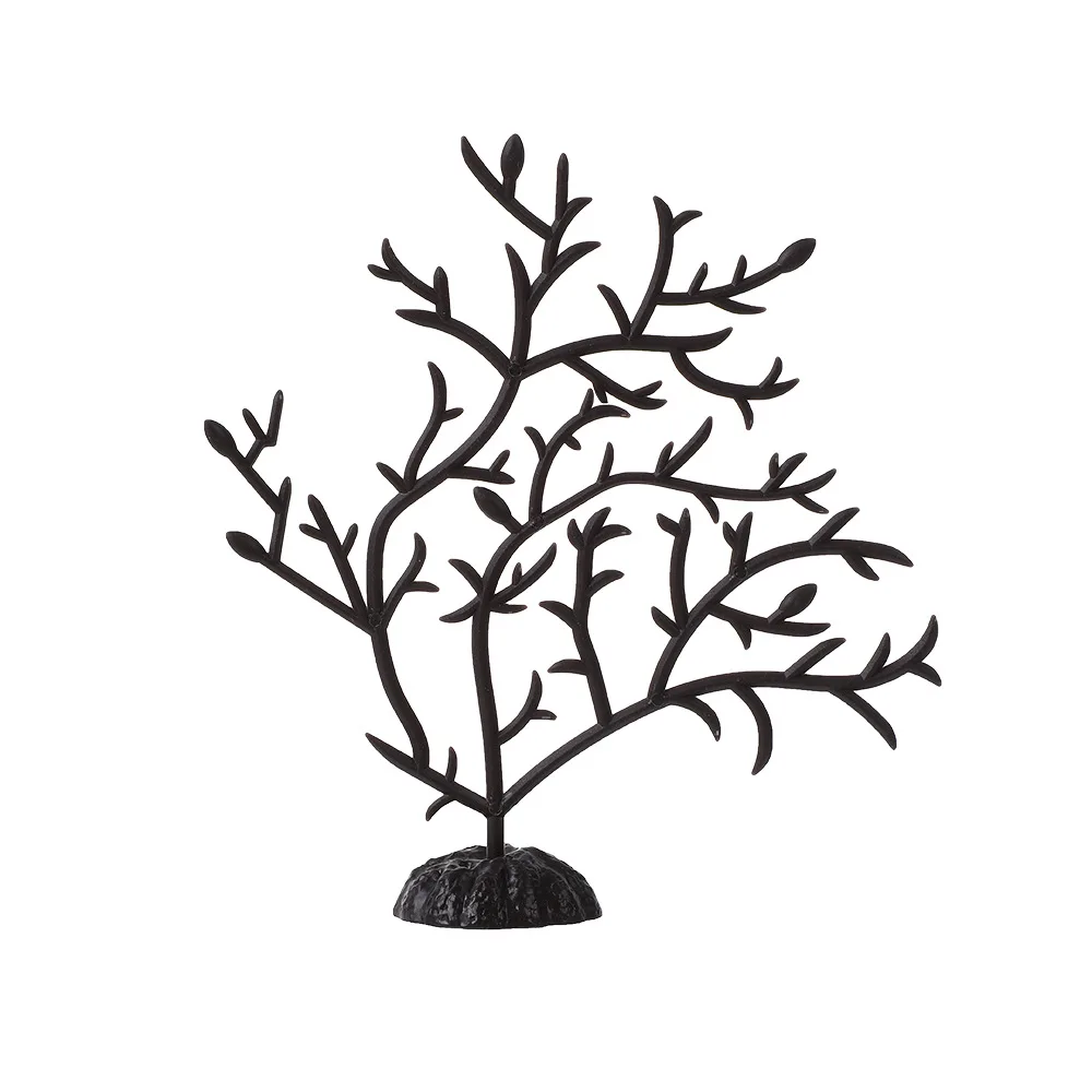 Árbol de cícada artificial negro – planta acuática para acuarios