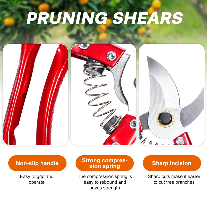 Herramienta de corte de injerto, tijeras para jardín con forma de anillo, cortador de injerto, pelador de árboles frutales, pelado de corteza, corte de acero inoxidable - imagen 3