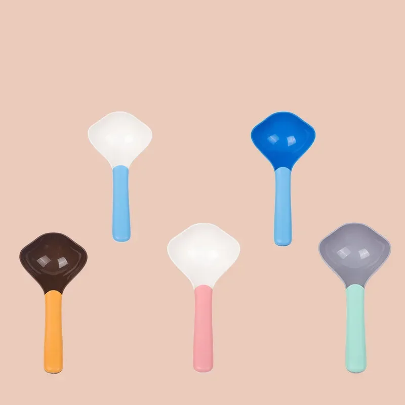 Cuchara de comida para perros, cuchara de alimentación para mascotas, cuchara de plástico de dos tonos, taza de comida para perros, cuchara medidora para gatos y perros - imagen 5