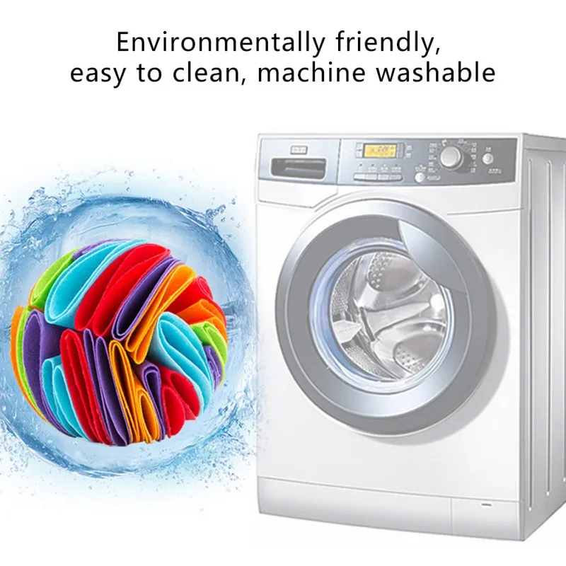 Estera para olfatear perros de 15/20cm, juguetes, pelota plegable para olfatear, juguete para perros, juegos de entrenamiento, trabajo de nariz, pelota para olfatear, rompecabezas para mascotas, diámetro de juguete - imagen 4