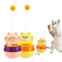 Juguete interactivo 3 en 1 para gatos - bolas, pista y comida