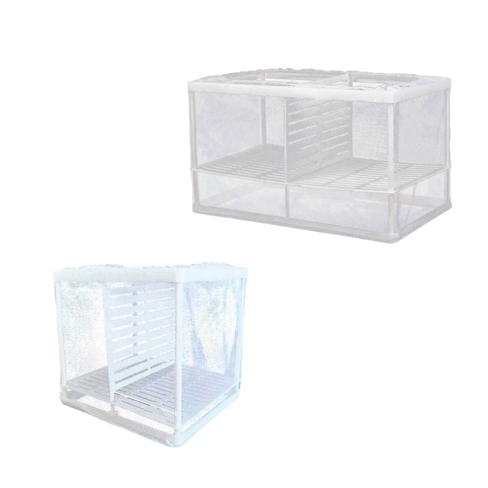 Fishes Tank Separation Box Baby Fishes Hatchery Large Capacity W/ Suction Cups Separation Net Aquarium Accessories for Home Use Fishes Tank Separation Box Baby Fishes Hatchery Large Capacity W/ Suction Cups Separation Net Aquarium Accessories for Home Use