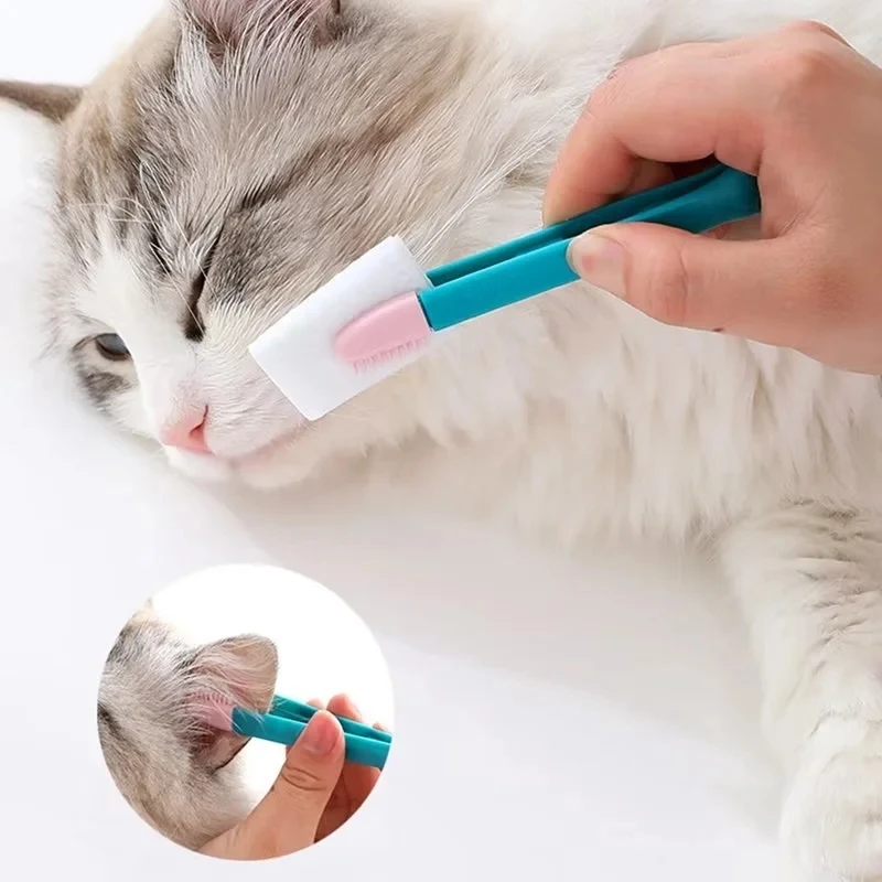 Peine de limpieza de ojos para mascotas, cepillo eliminador de manchas de desgarro, herramientas de aseo de silicona suave para perros pequeños, accesorios para gatos - imagen 3